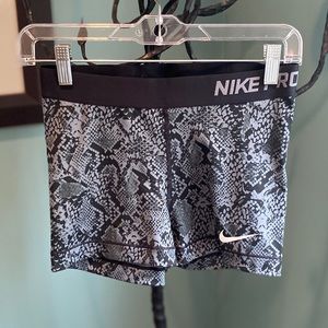 Nike Pro Snakeskin Spandex Shorts